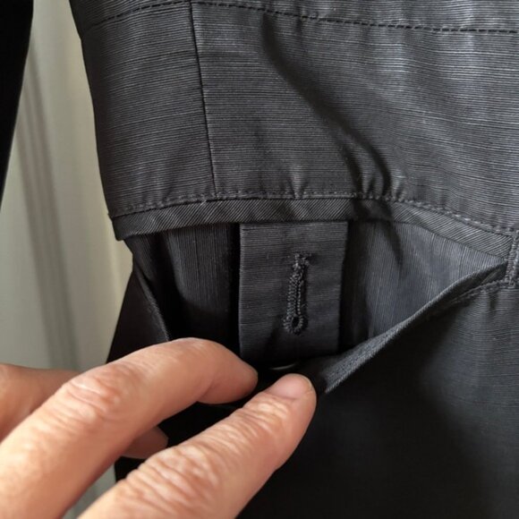 Club Monaco Women's Waxed Cotton Rain Coat Mac Size L - Picture 5 of 14